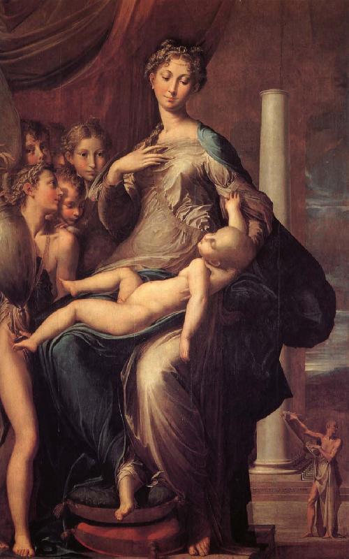 Girolamo Parmigianino Madonna and its long neck oil painting picture